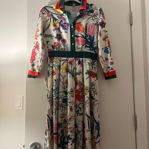 Floral designer dress